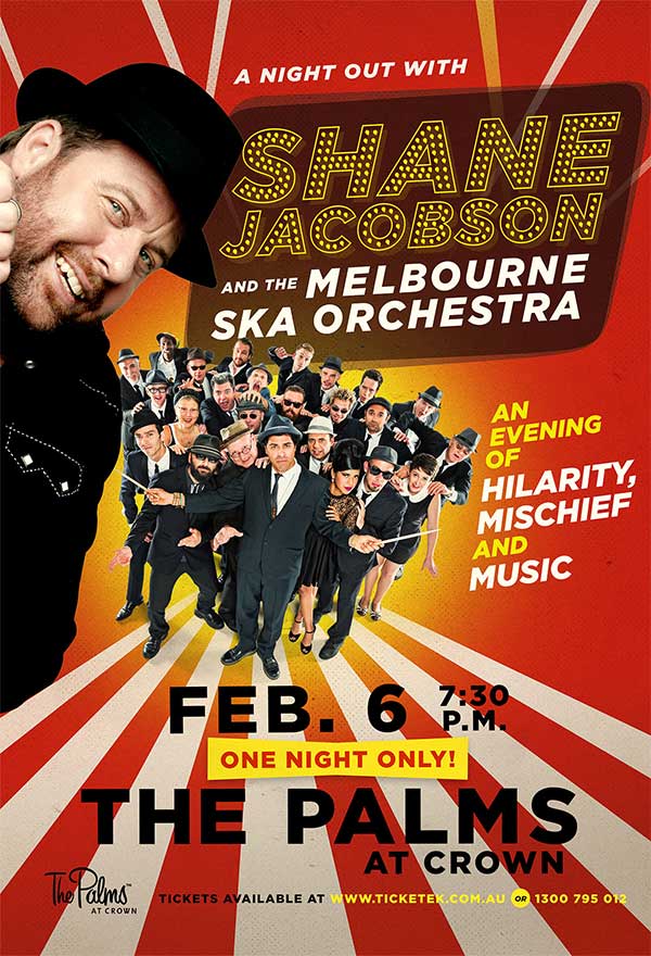 A Night Out with Shane Jacobson and the Melbourne Ska Orchestra
